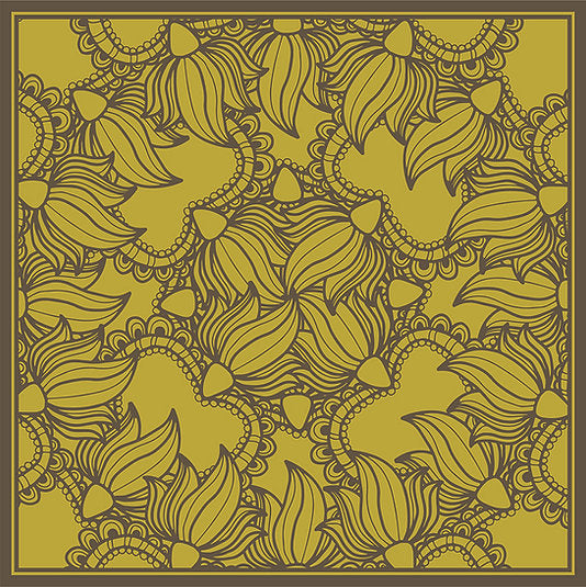Silk scarf 'A-MORS' line