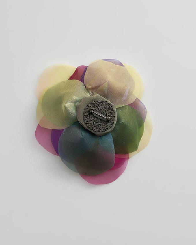 Hand-painted brooch