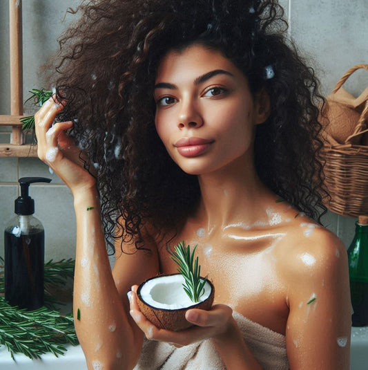 Jules Amoni Cosmetiques Shampoo Solido Riccio Capriccio con Olio di Cocco e Rosmarino 70g