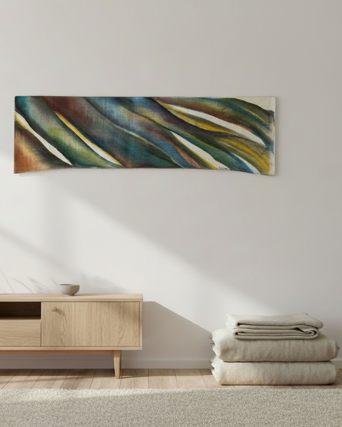 Hand-Painted Runner