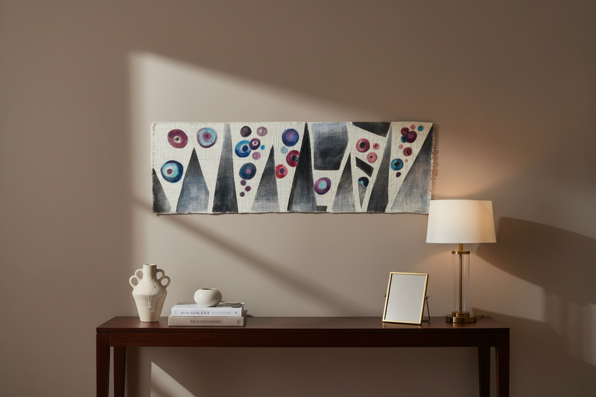 Hand-Painted Runner