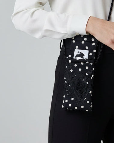 Porta cellulare pois