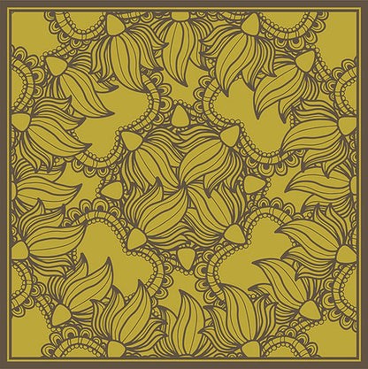 Silk scarf 'A-MORS' line