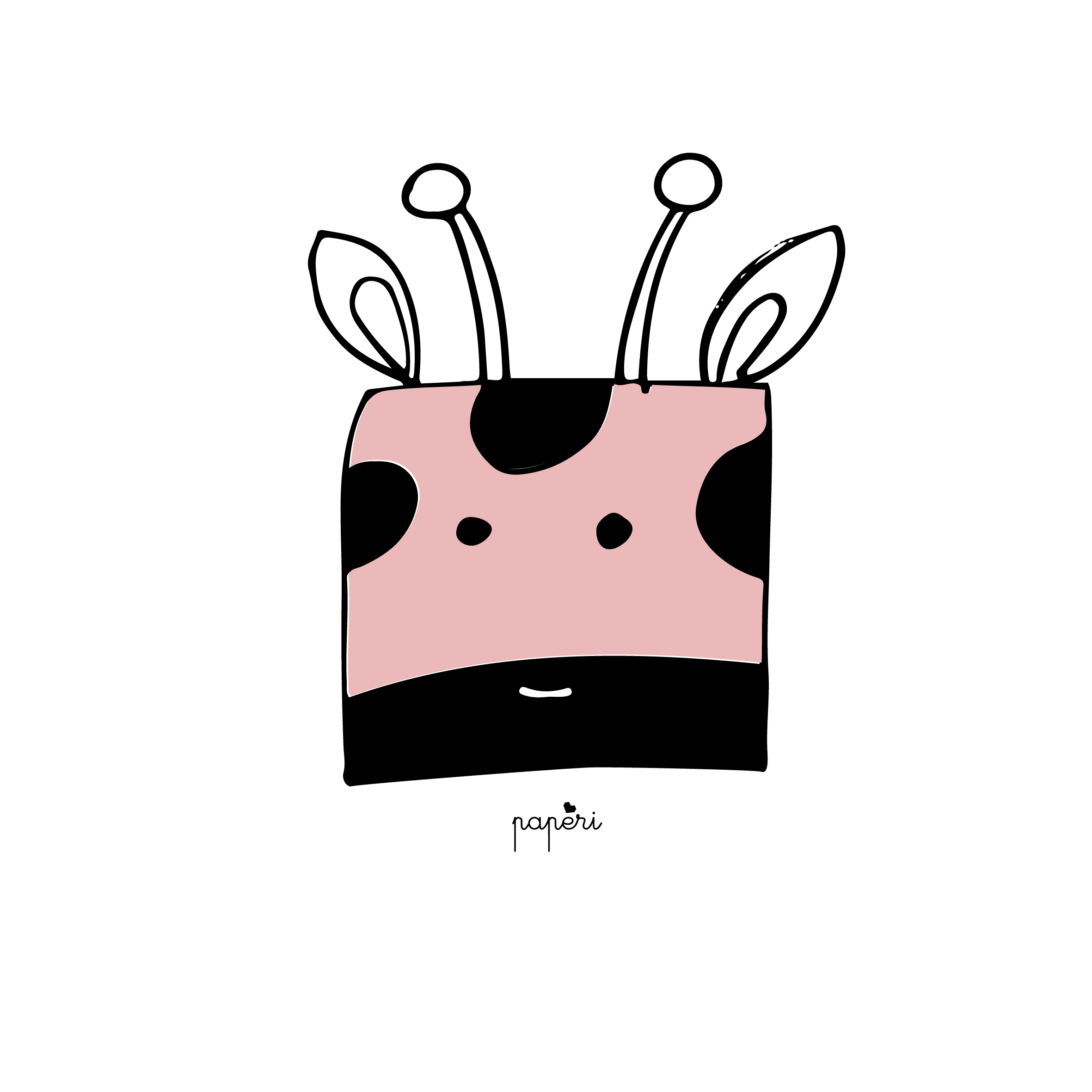 Serie - 'Animali'-Mucca