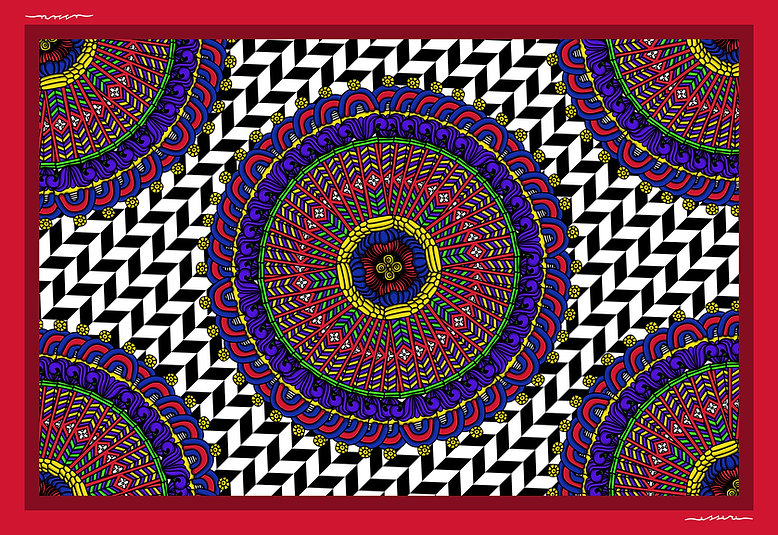 Stola in seta serie 'Carte' -Bagolari