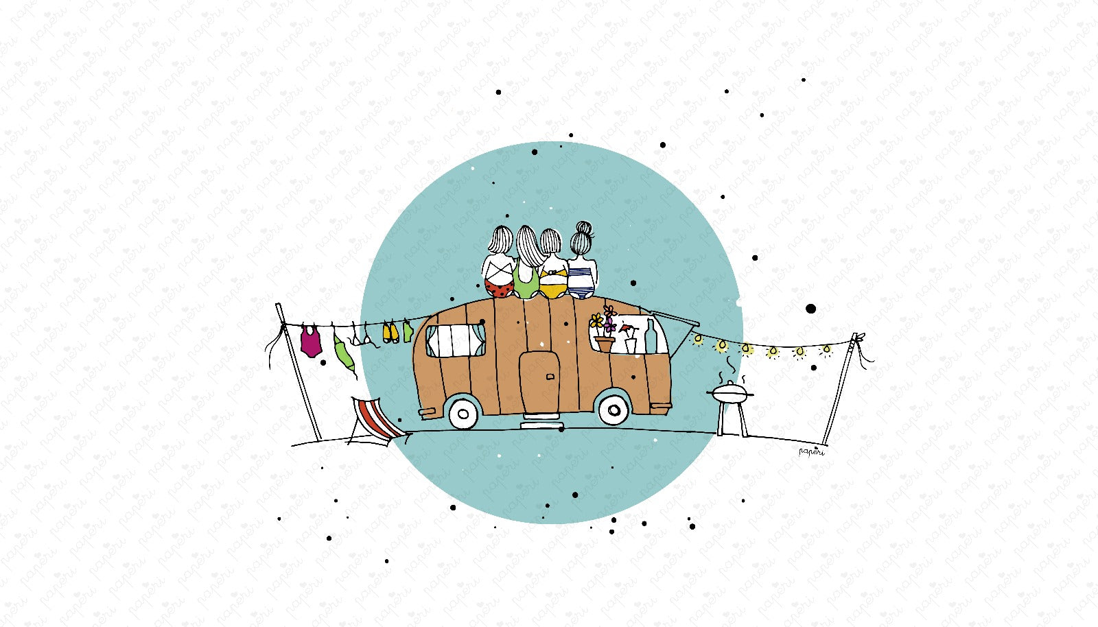 Serie - 'Summer Is' - Camper- Orizzontale