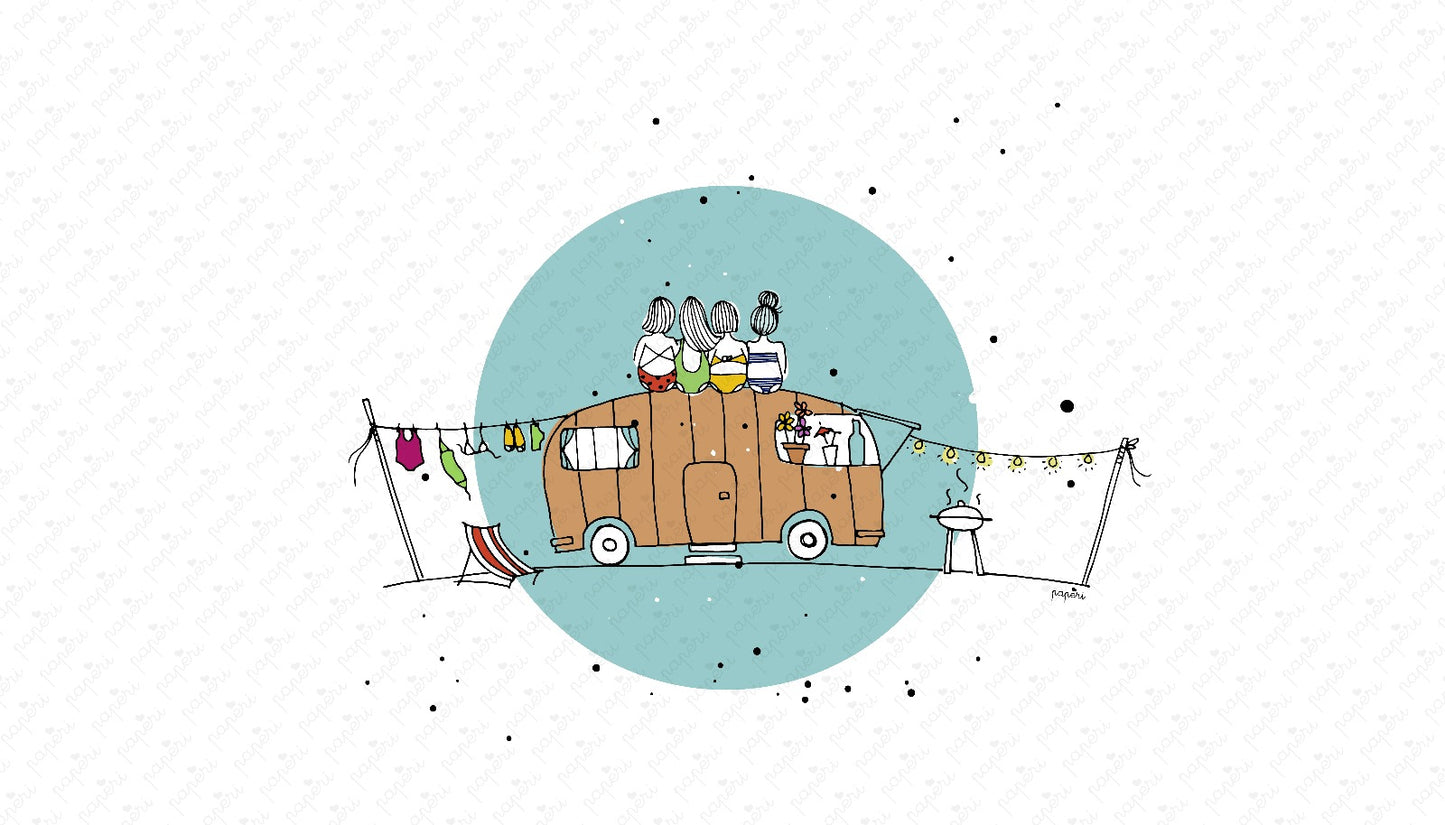 Serie - 'Summer Is' - Camper- Orizzontale