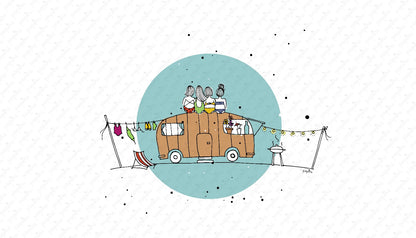 Serie - 'Summer Is' - Camper- Orizzontale