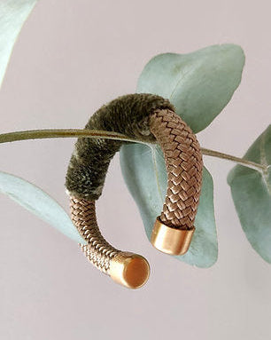 Bracciale manetta Velluto