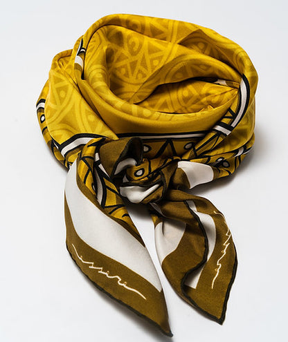 Foulard in seta Linea 'Carte'- Denari