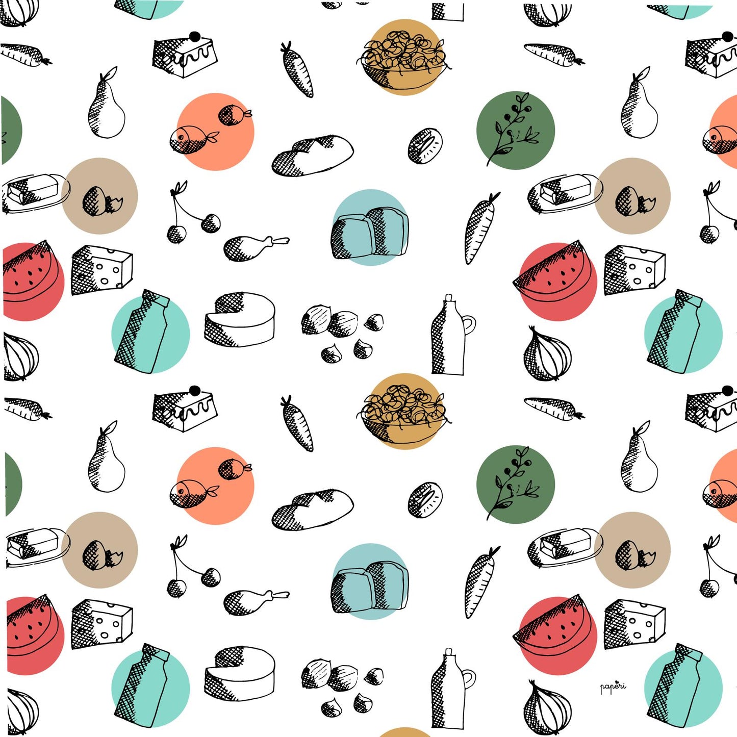 Tovaglietta Serie - 'Food'