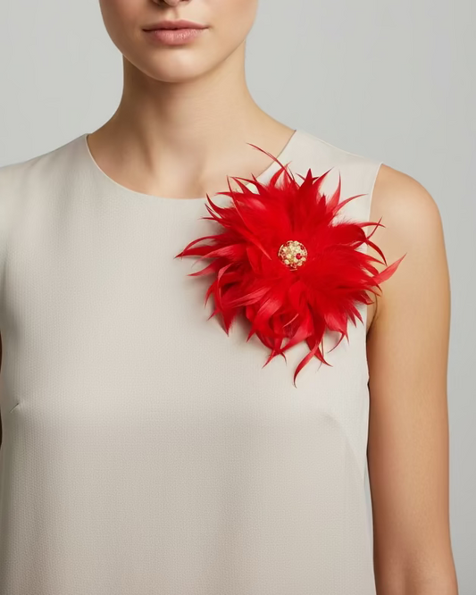 Spilla da donna Rossa