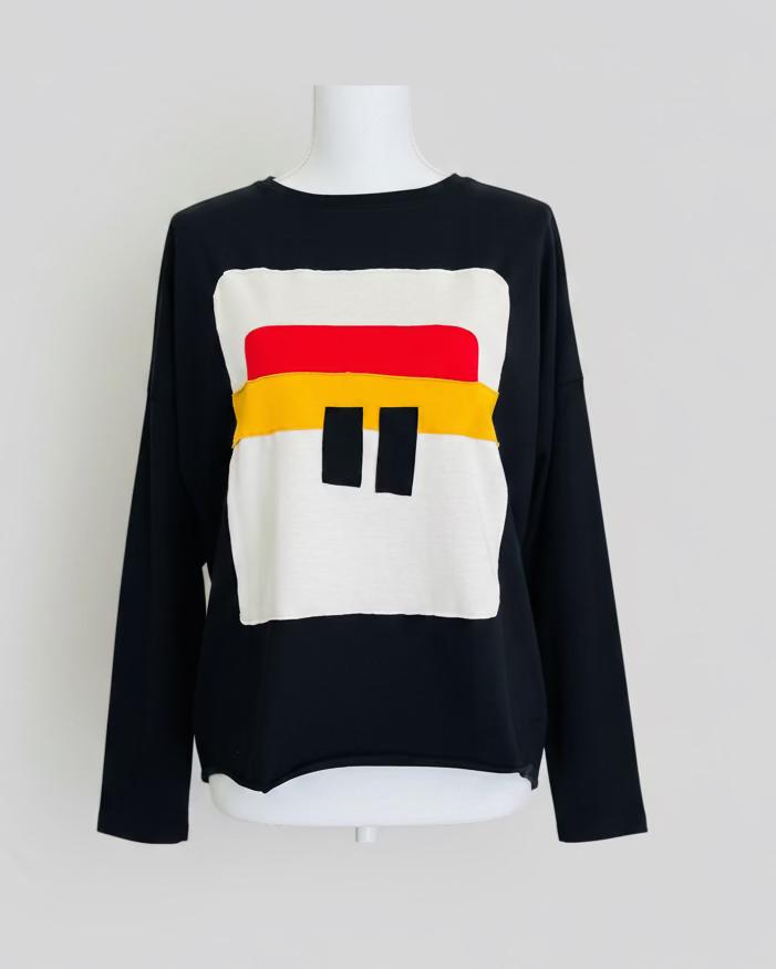 Maglia manica 3/4 (Z2)- riquadro bianco