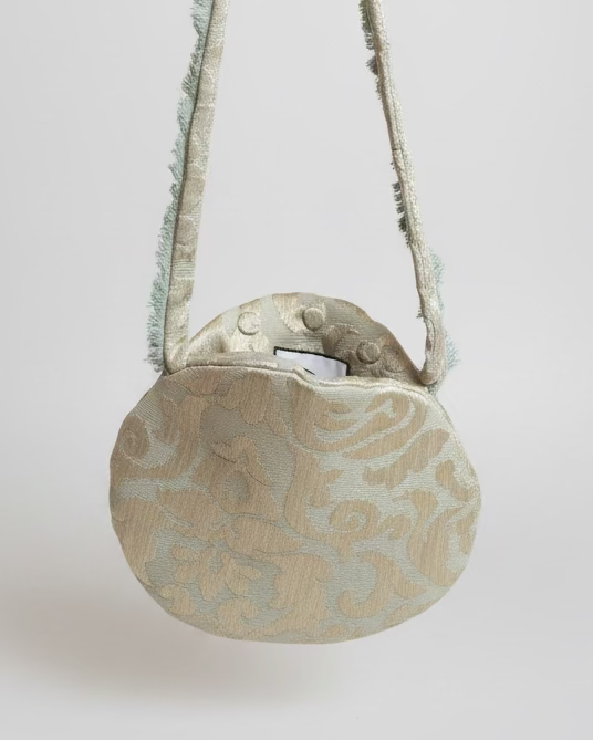 Borsa 'Baloon' a tracolla- azzurro damasco