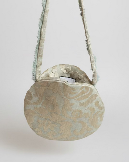 Borsa 'Baloon' a tracolla- azzurro damasco