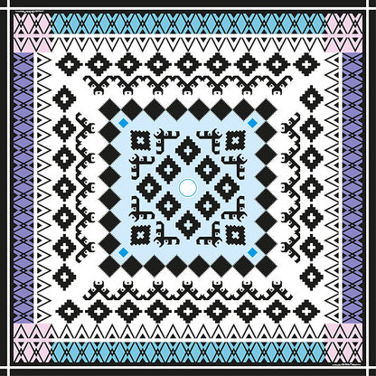 Foulard in seta linea Telaio - 'MYAYA'