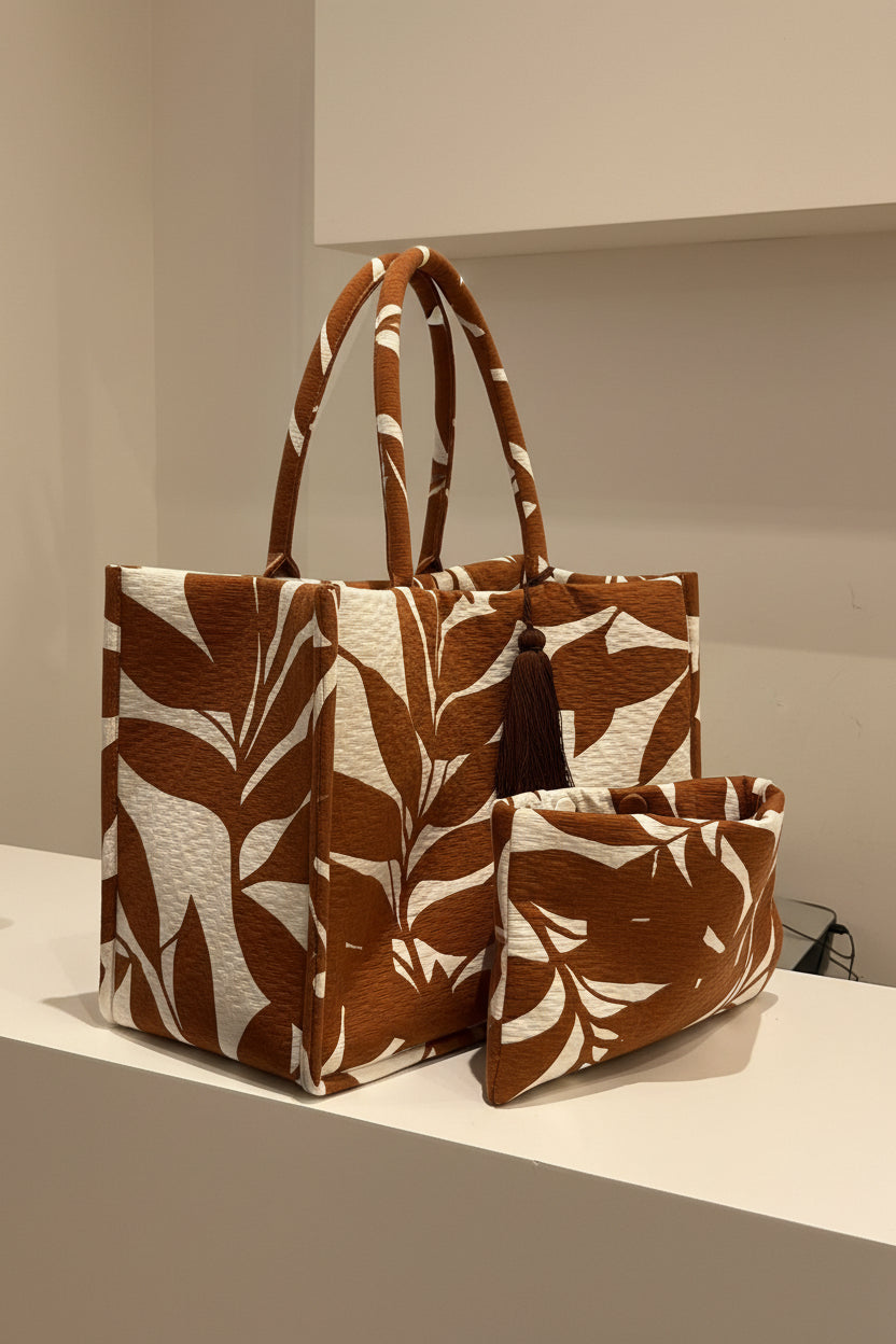 “Poppy” Large Fabric Bag