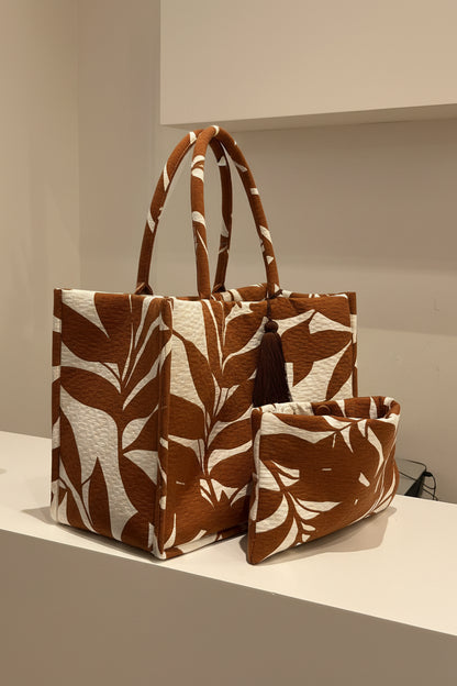 “Poppy” Large Fabric Bag