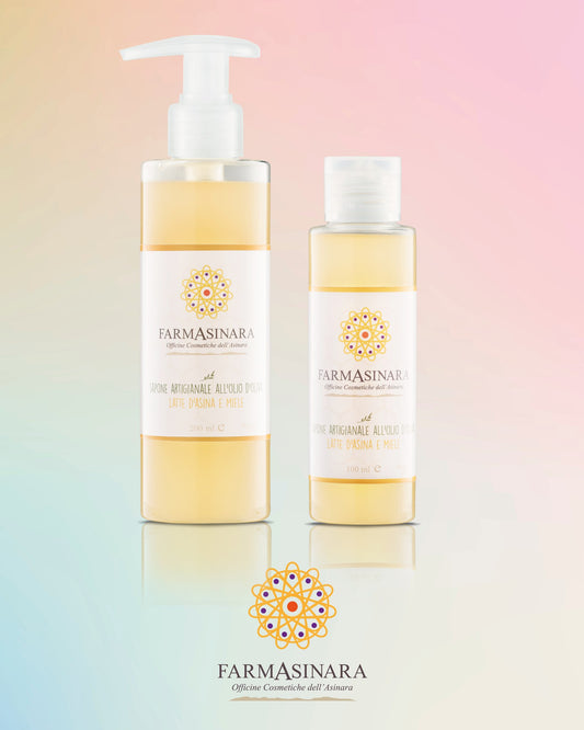 Sapone liquido Olio di Oliva e Latte d'Asina- Miele