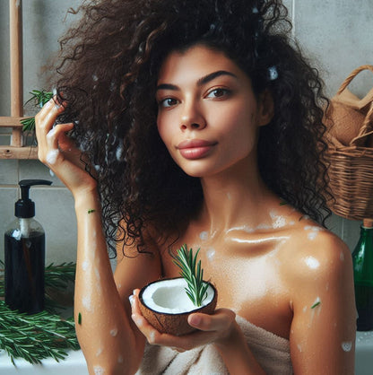 Jules Amoni Cosmetiques Shampoo Solido Riccio Capriccio con Olio di Cocco e Rosmarino 70g