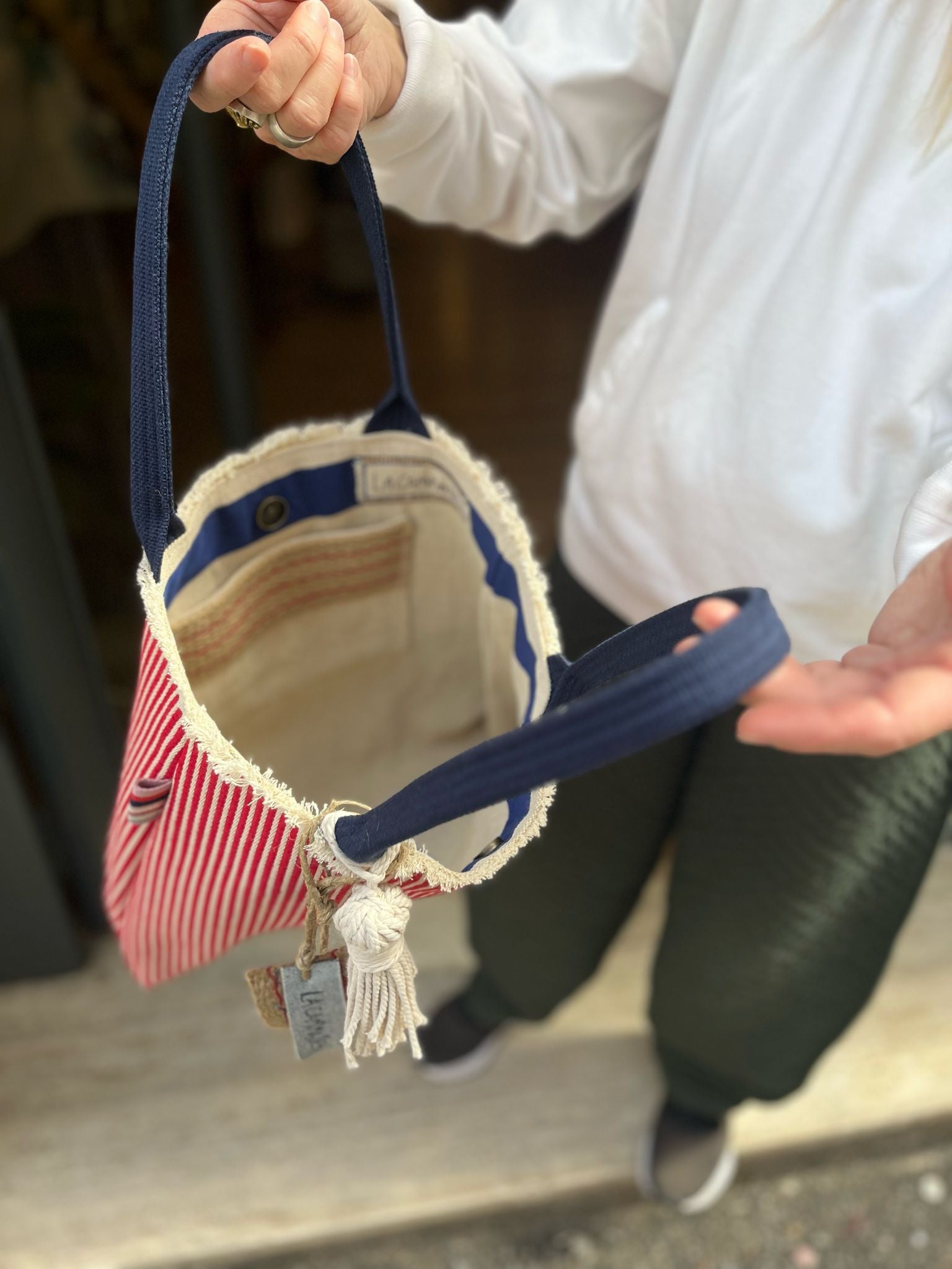Shopper in tessuto modello 'Castello'