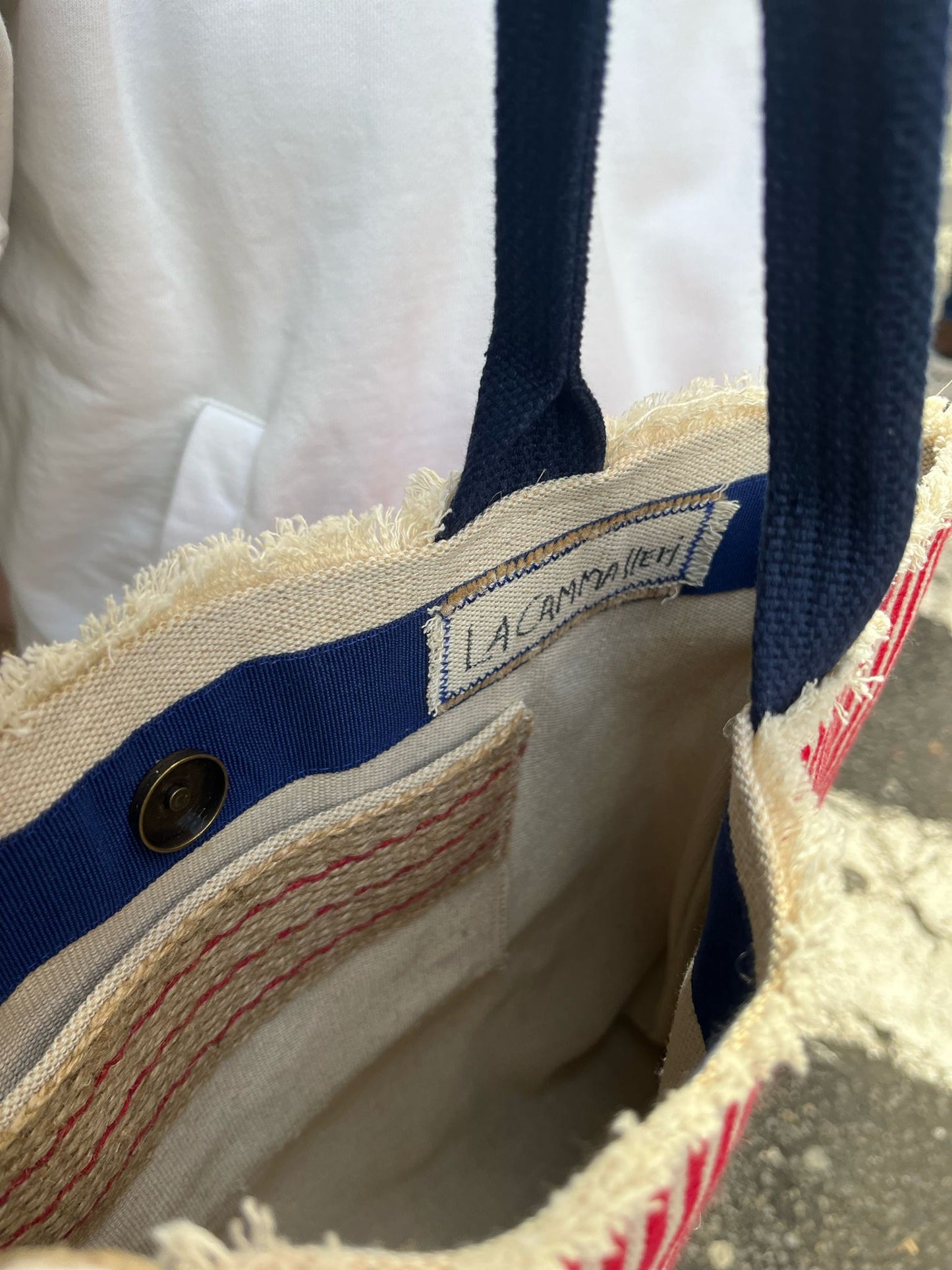Shopper in tessuto modello 'Castello'