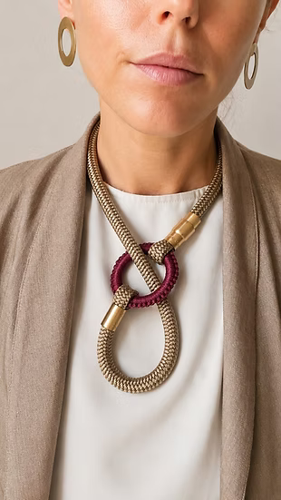 Collana T021 -Infinito Cerchio S