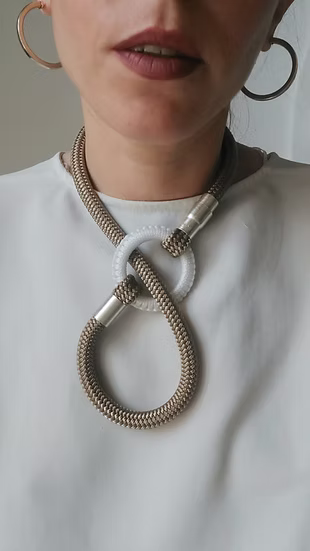 Collana T021 -Infinito Cerchio S