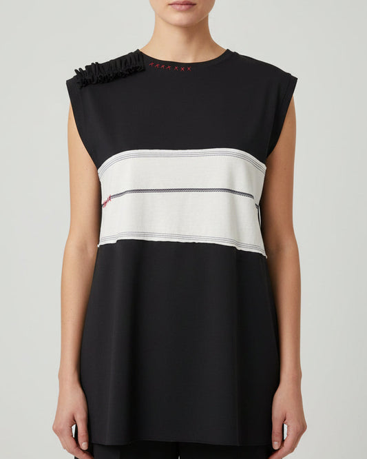 Maglia canotta Z1 - Fascia Bianca