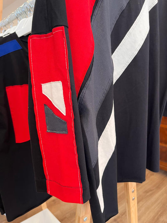 Maglia manica 3/4 (Z2) - Diagonali Colorate