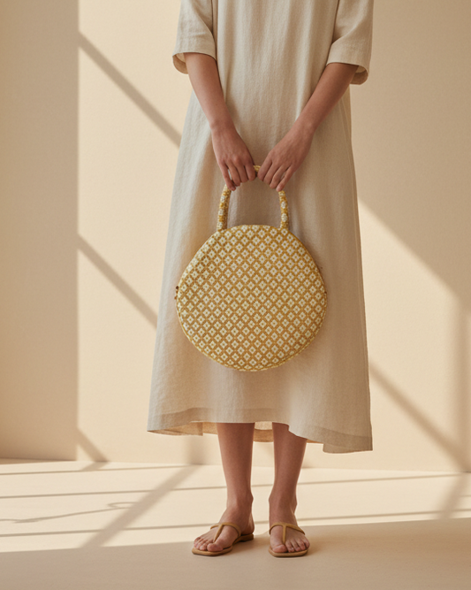 Fabric circle bag