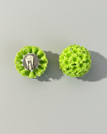 Orecchino vintage verde lime