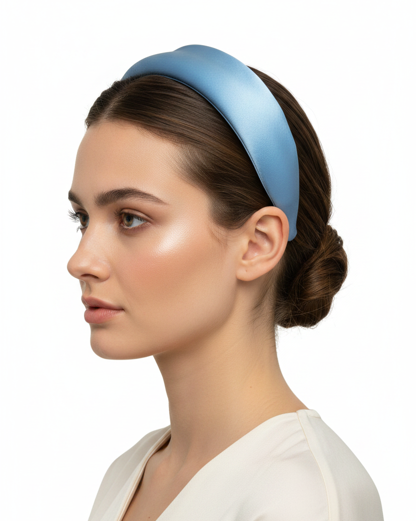 Single-color headband (cool tones)