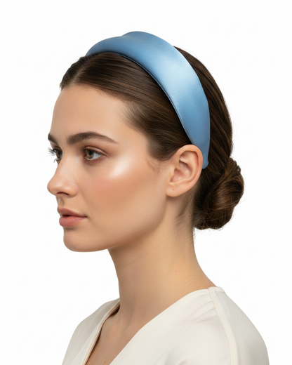 Single-color headband (cool tones)