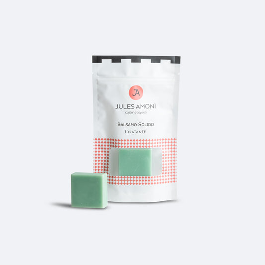 Jules Amoni Cosmetiques Balsamo Solido Idratante con Olio di Avocado e Oli Essenziali di Rosmarino e Salvia Sclarea