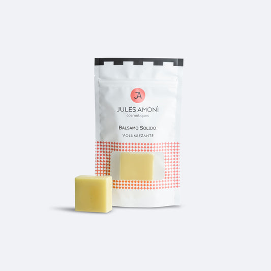 Balsamo Solido Volumizzante con Oli Essenziali di Limone e Cedro