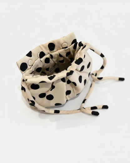 Borsa tracolla  'Bignè' medium a pois