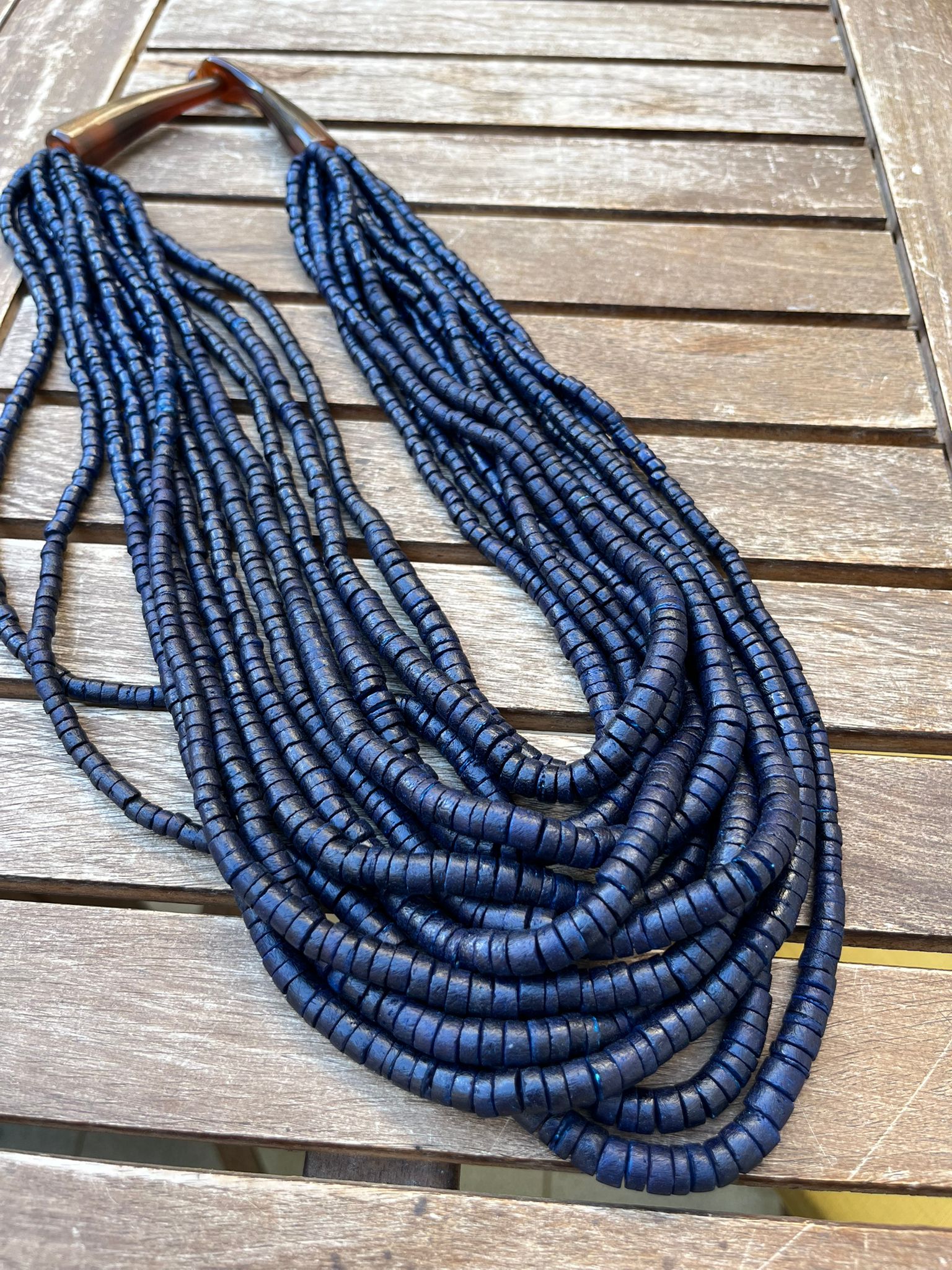 Collana Multifilo Blu