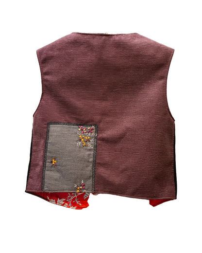 Gilet tessuto
