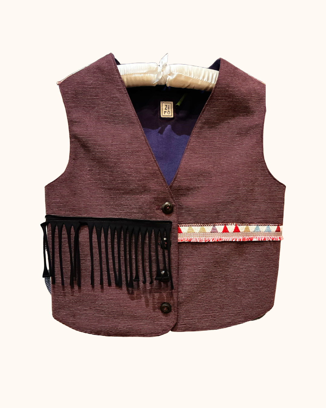 Gilet tessuto