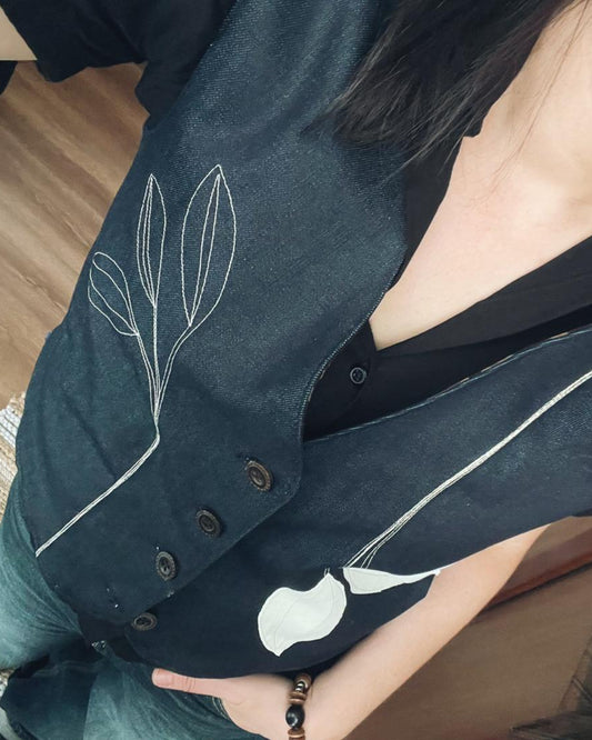 Gilet tessuto