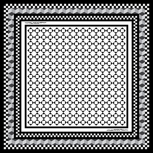 Foulard in seta linea Pumpej - 'NCIGNA''