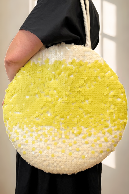 Borsa 'Cerchio' con pailletes