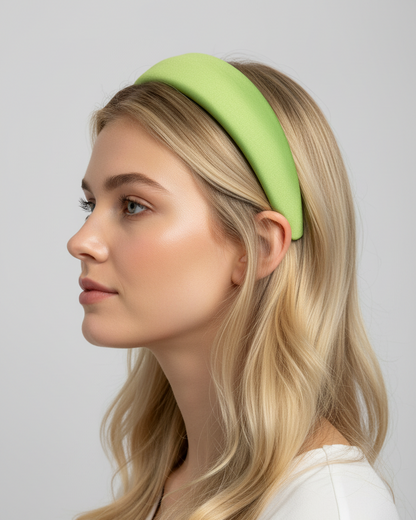 Single-color headband (cool tones)