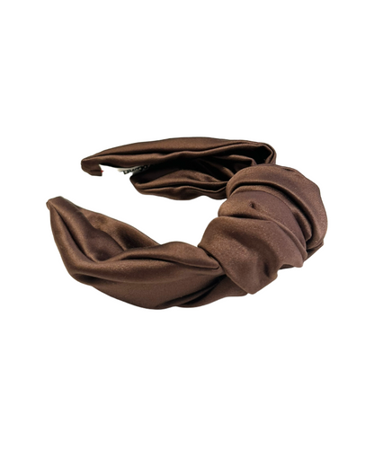 Cerchietto per capelli con nodo/monocolore (colori vari)