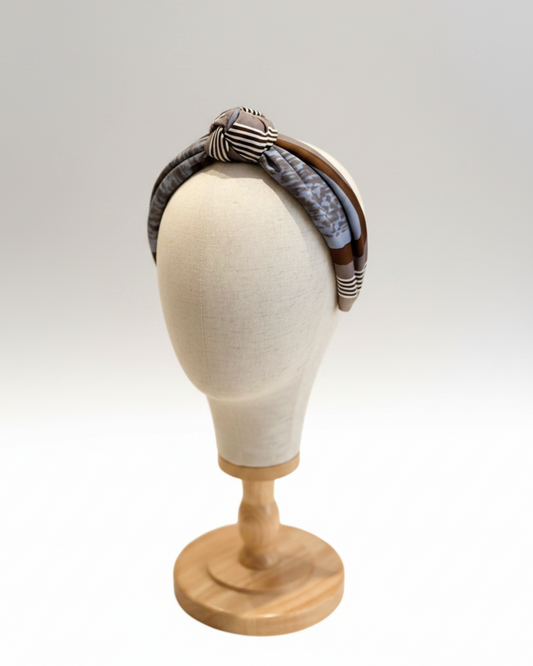 Cerchietto per capelli con nodo (colori vari)