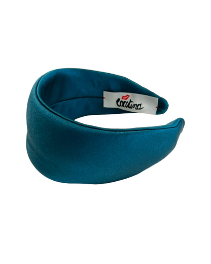 Single-color headband (cool tones)