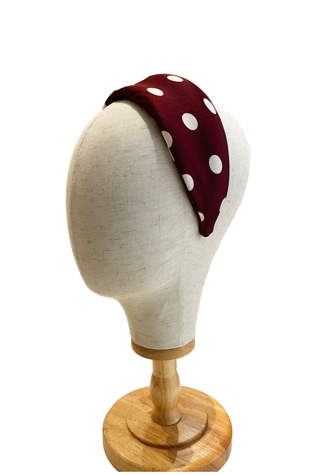 Cerchietto per capelli a fascia/ pois