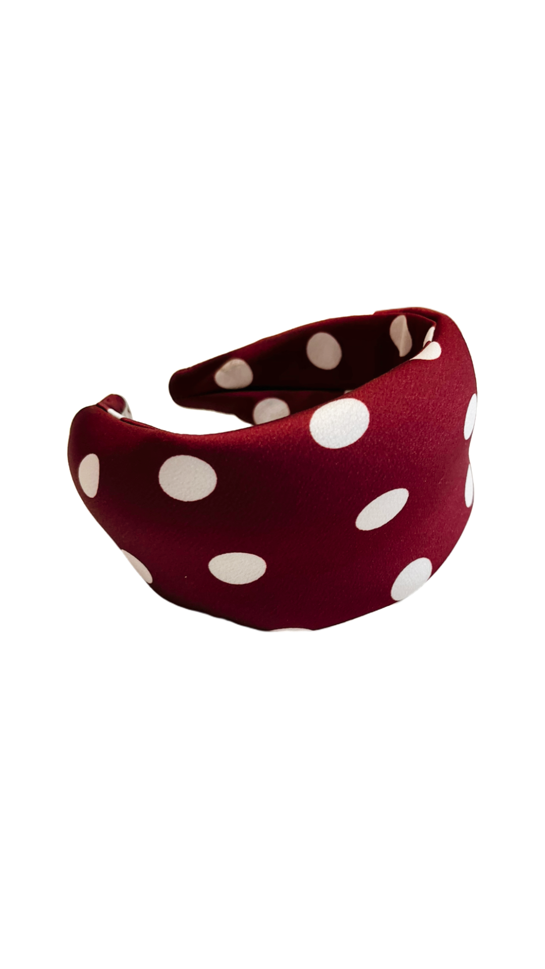 Cerchietto per capelli a fascia/ pois