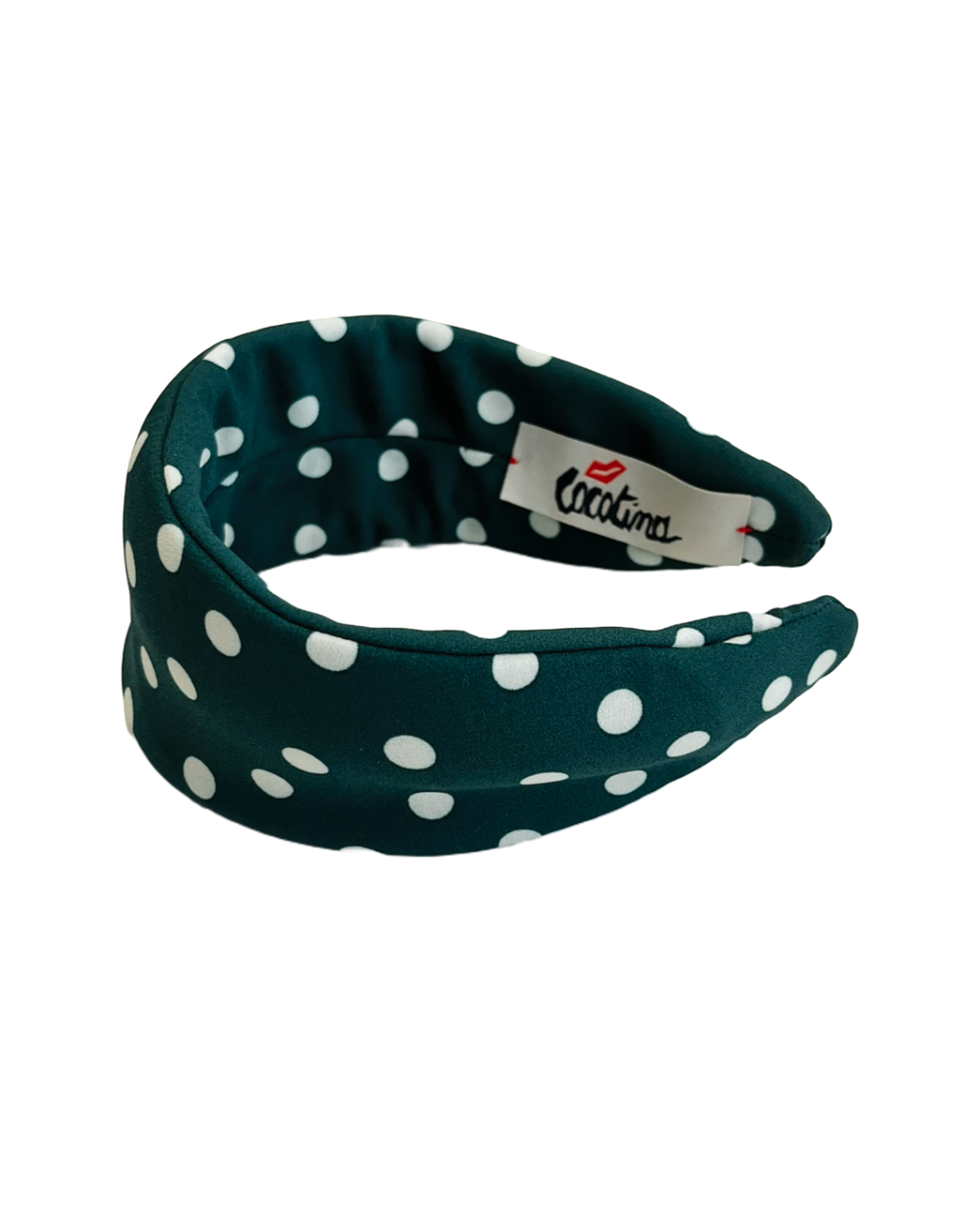 Cerchietto per capelli a fascia/ pois